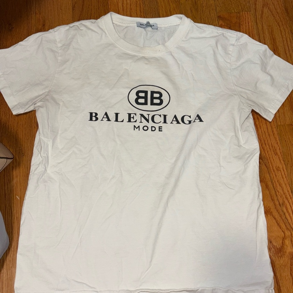 Balenciaga t shirt - cute and definitely worn. So comfy.